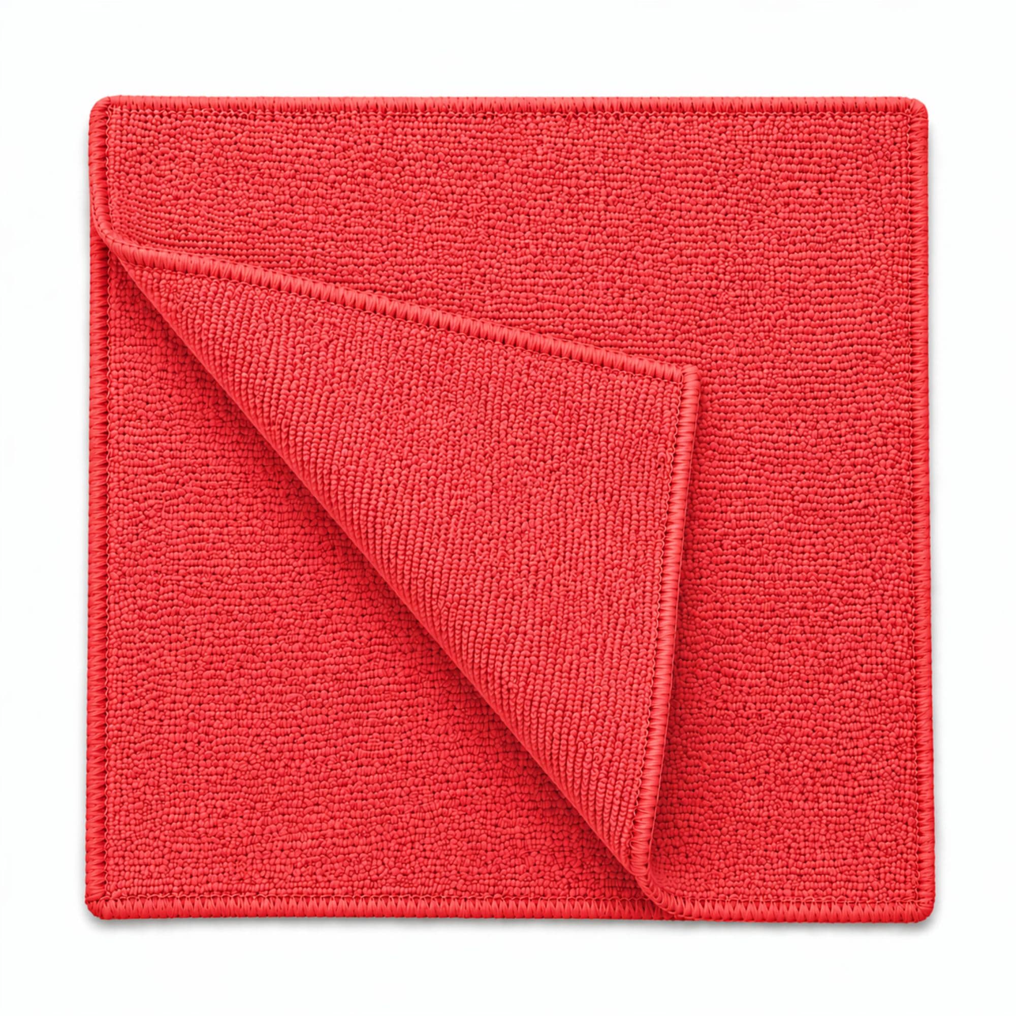 40x40cm mikrofiberklud, röd 10 st