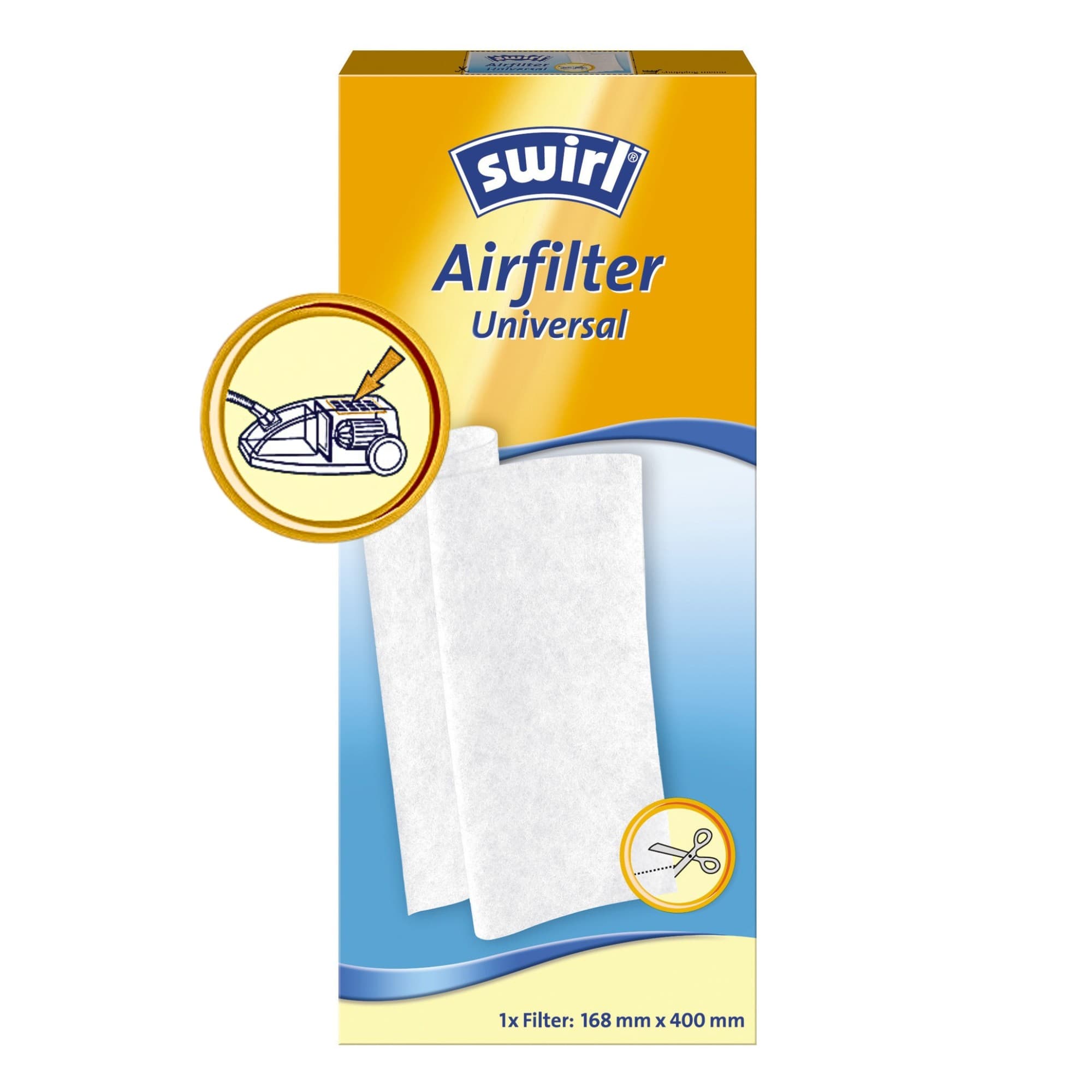 Swirl Universal Luftfilter till dammsugare