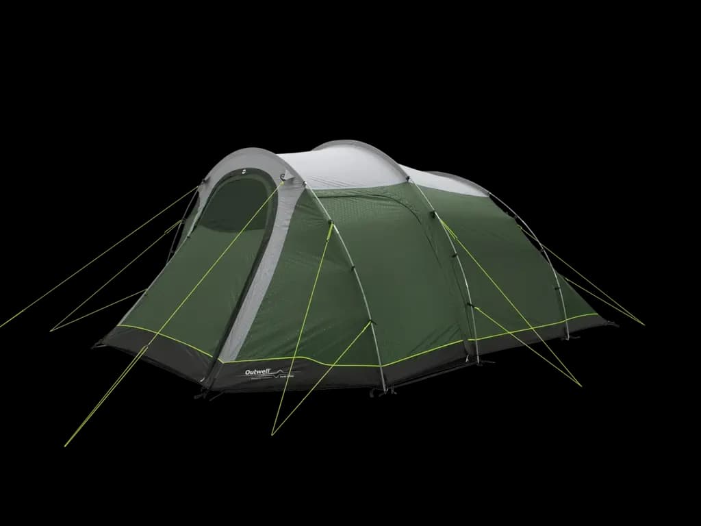 Outwell Earth 5 Plus - Telt - 5 personers - Grøn/grå