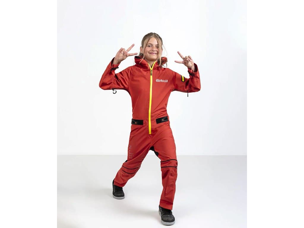 Dirtlej Dirtsuit Kid Edition - Heldragt - Gul - L (146-164)