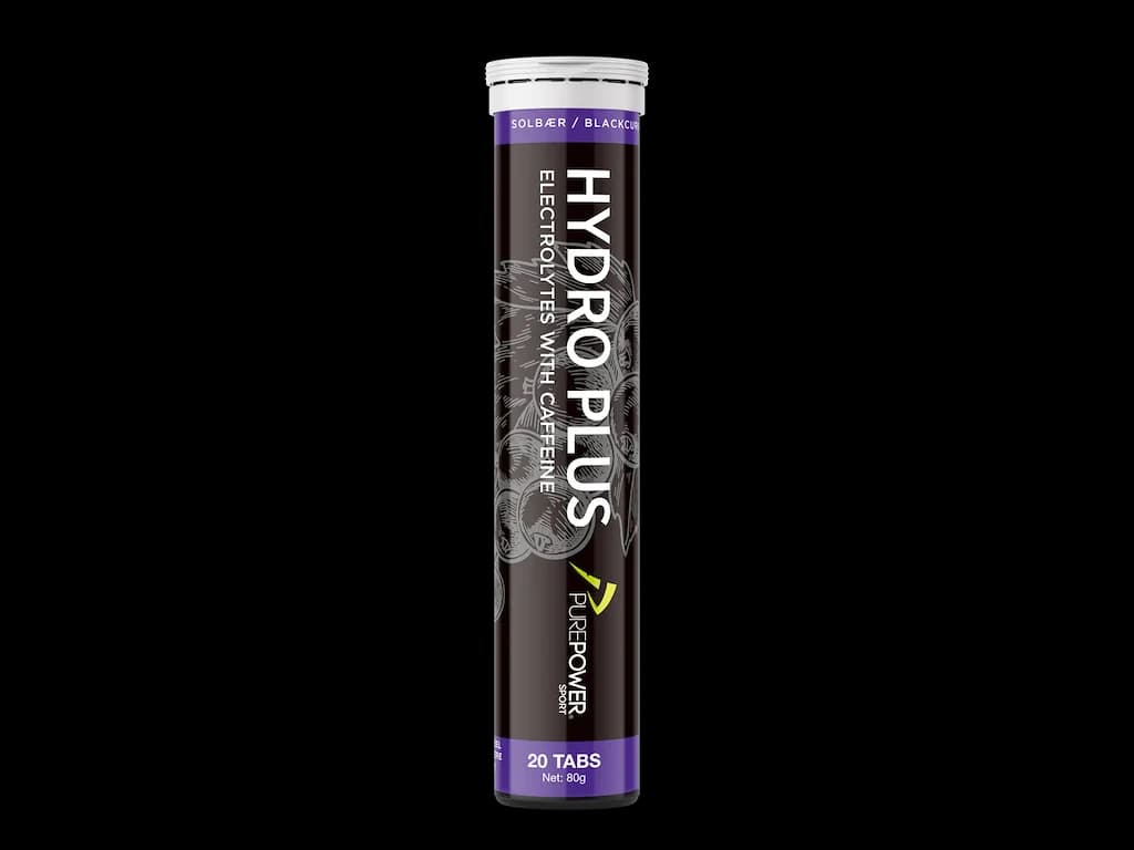 PurePower Hydro Plus - Solbær - Koffein tabs - 1x20 stk