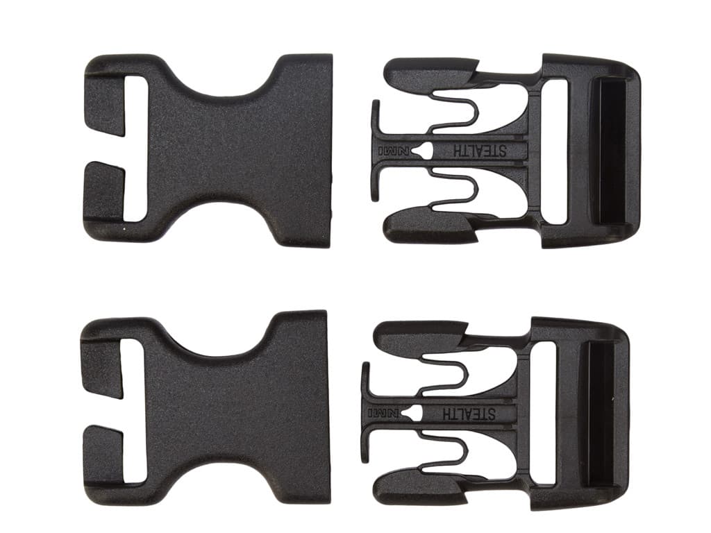 Ortlieb Stealth spænder - 25 mm - 2 stk. - Sidelukning af Back-Roller og Rack-Pack tasker