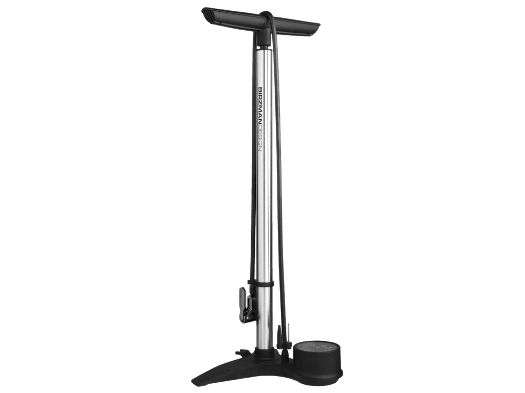 Birzman Flick-It - Fodpumpe - 160 PSI / 11 Bar - Sølv