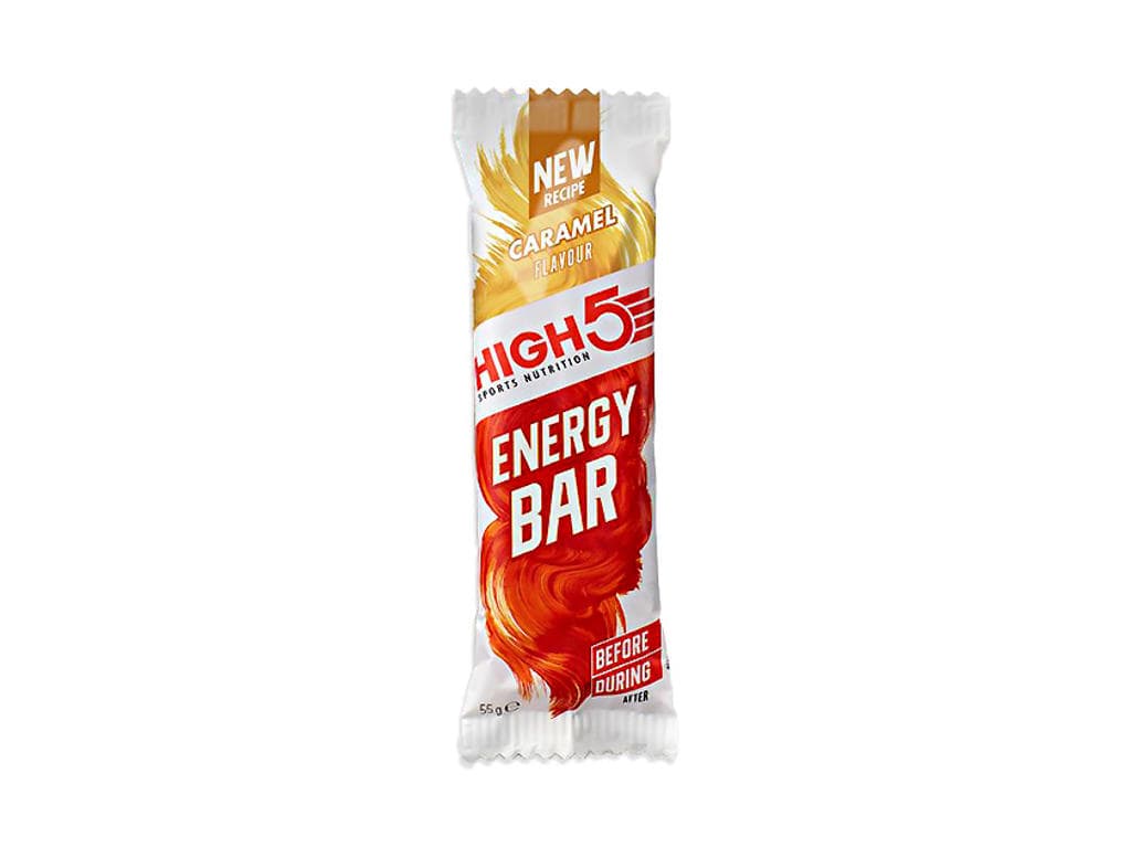 High5 Energybar - Karamel -  55 gram - Bedst før 31/7-2026