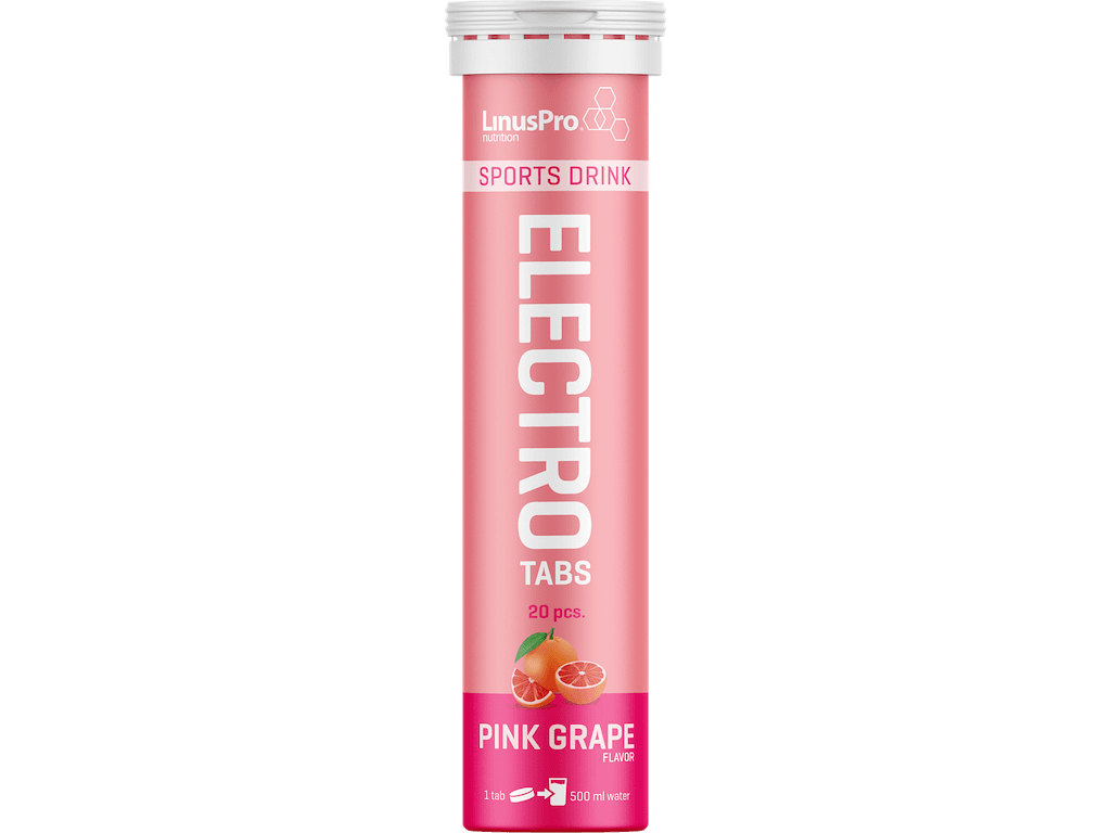 LinusPro Elektrolyt Tabs - Pink Grape - 20 tabs