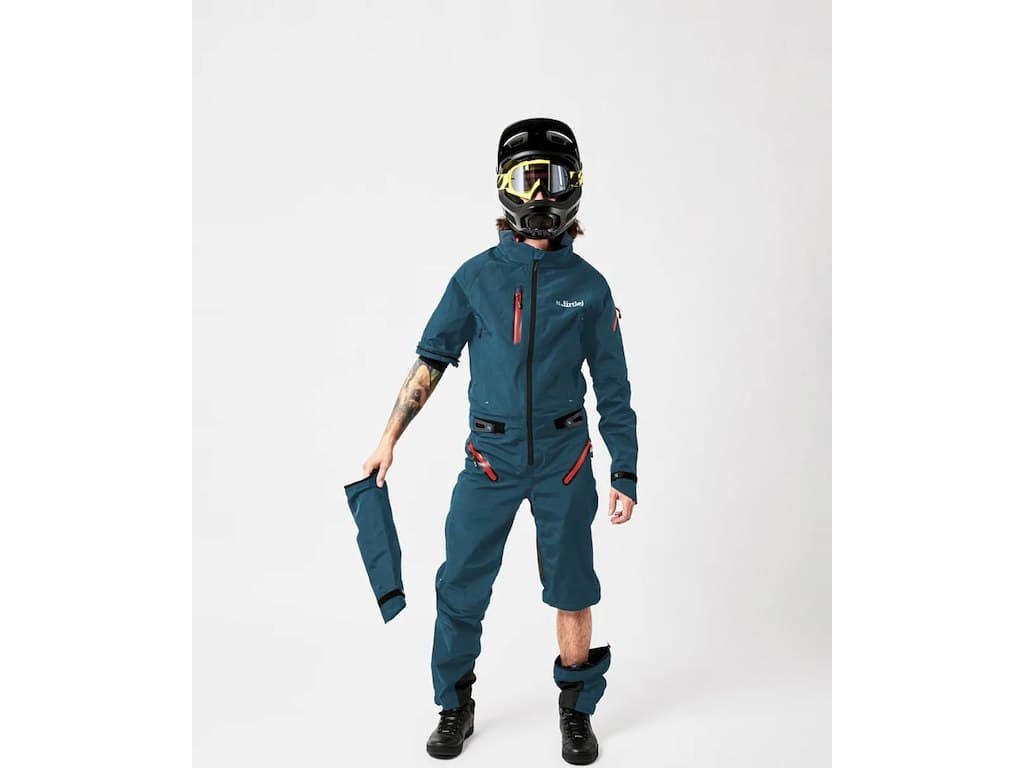 Dirtlej Dirtsuit SFD Edition Loose Cut - Heldragt - Greenblue cherry - L