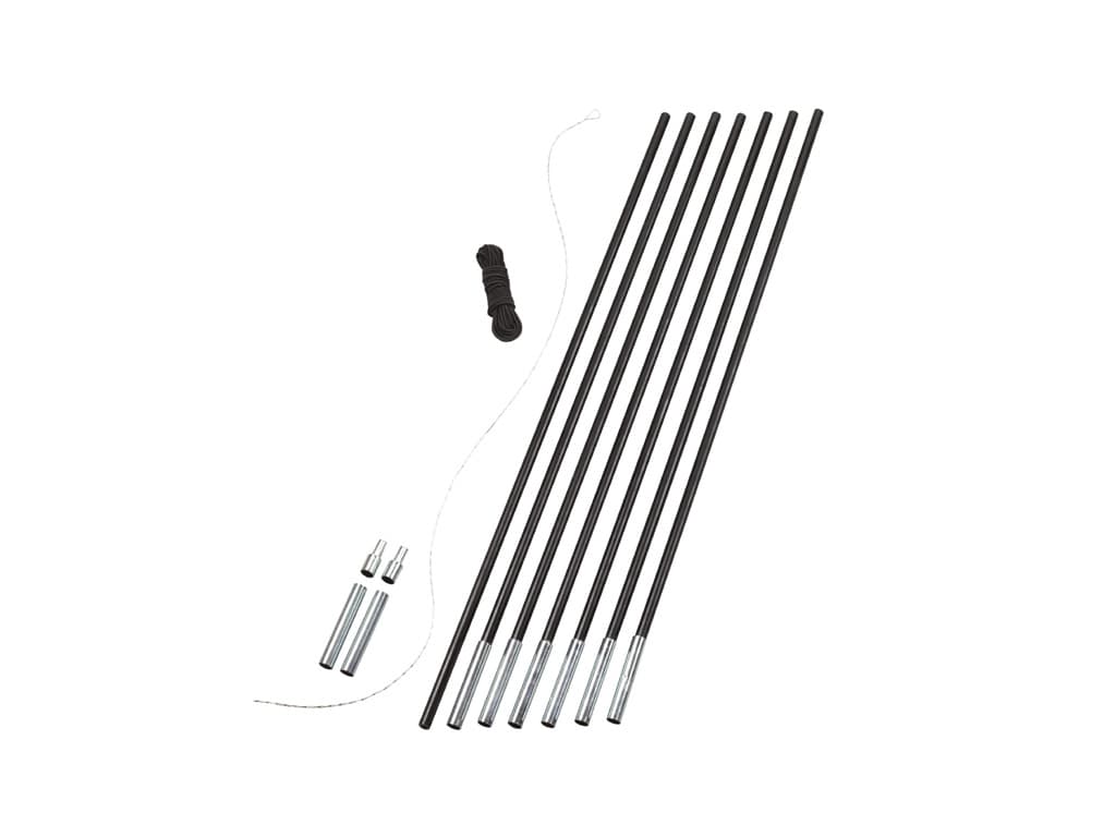 Easy Camp Pole Diy Set - Fiberstænger 9,5 mm - Sort