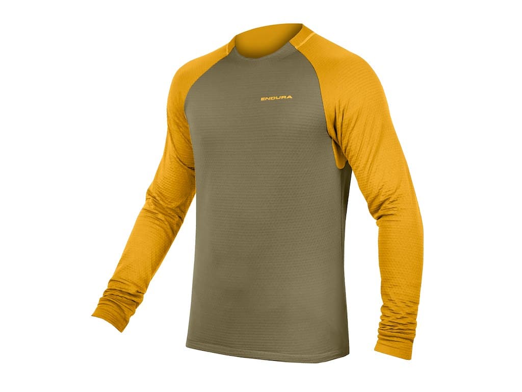 Endura SingleTrack Crew Fleece - Cykeltrøje - Tweed Green - Str. M