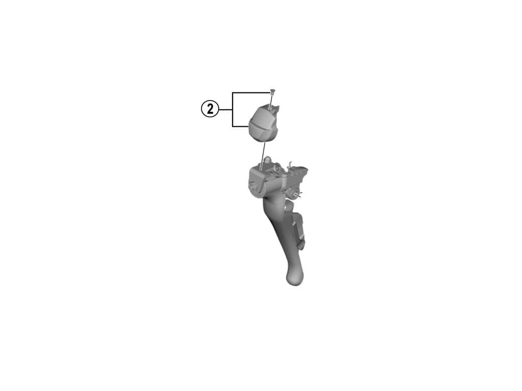 Shimano Sora - Navneplade m. skrue - Højre - ST-R3000