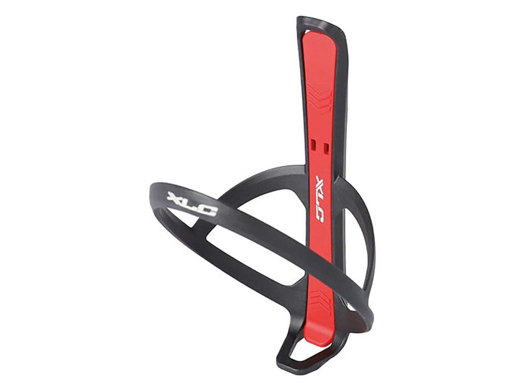 XLC - Flaskeholder - Nylon - 18 gram - Sort/Rød