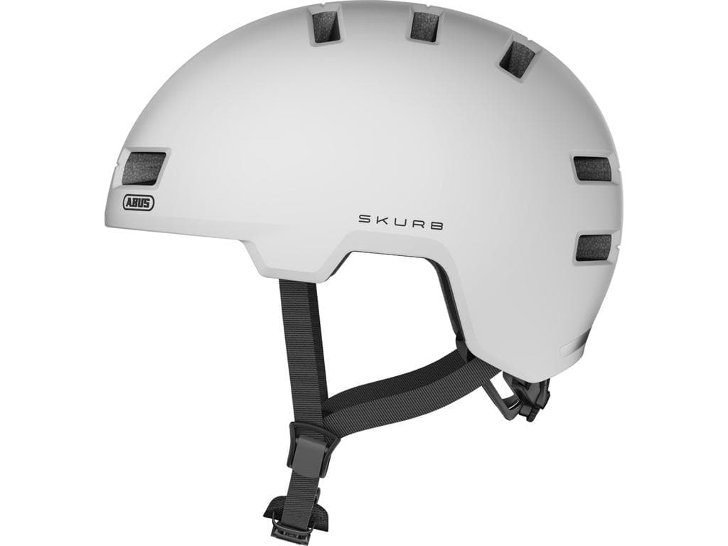 Abus Skurb - Cykelhjelm - Polar white - Str. S