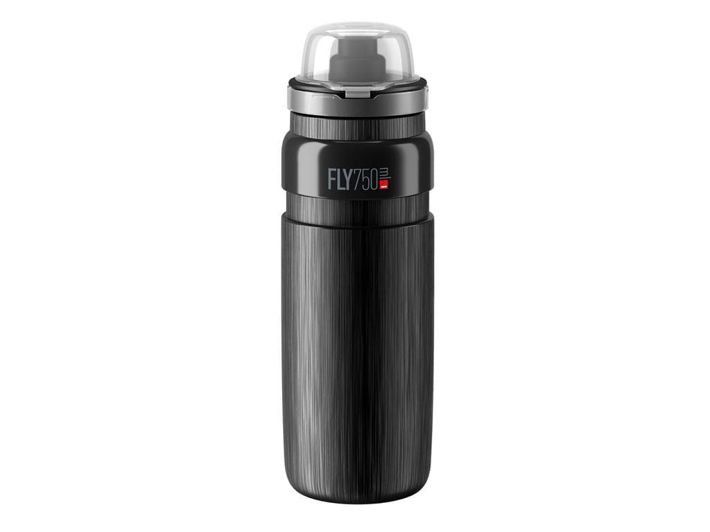Elite Fly Tex MTB - Drikkedunk 750ml  - Sort med grå logo