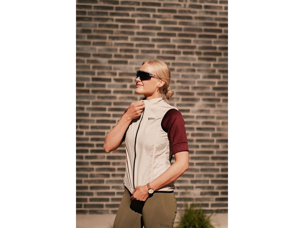 PATHTAKER - Cykelvest - Windvest - OffWhite - Kvinde - M