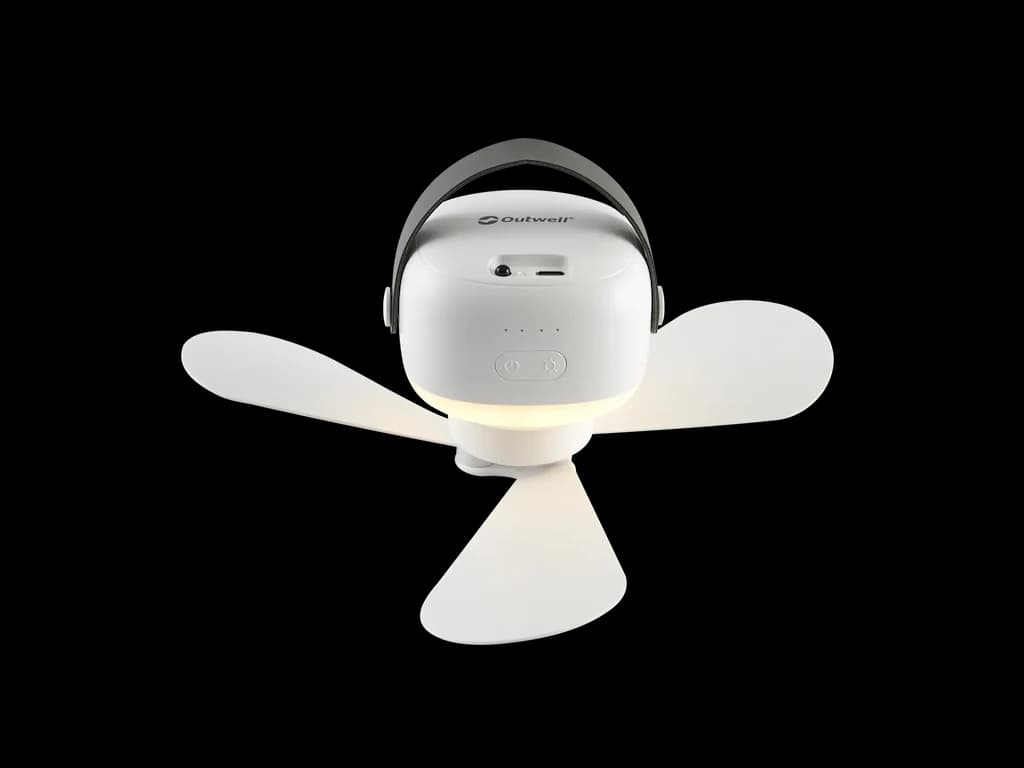 Outwell Aurelios - Genopladelig Camping Fan med Lys