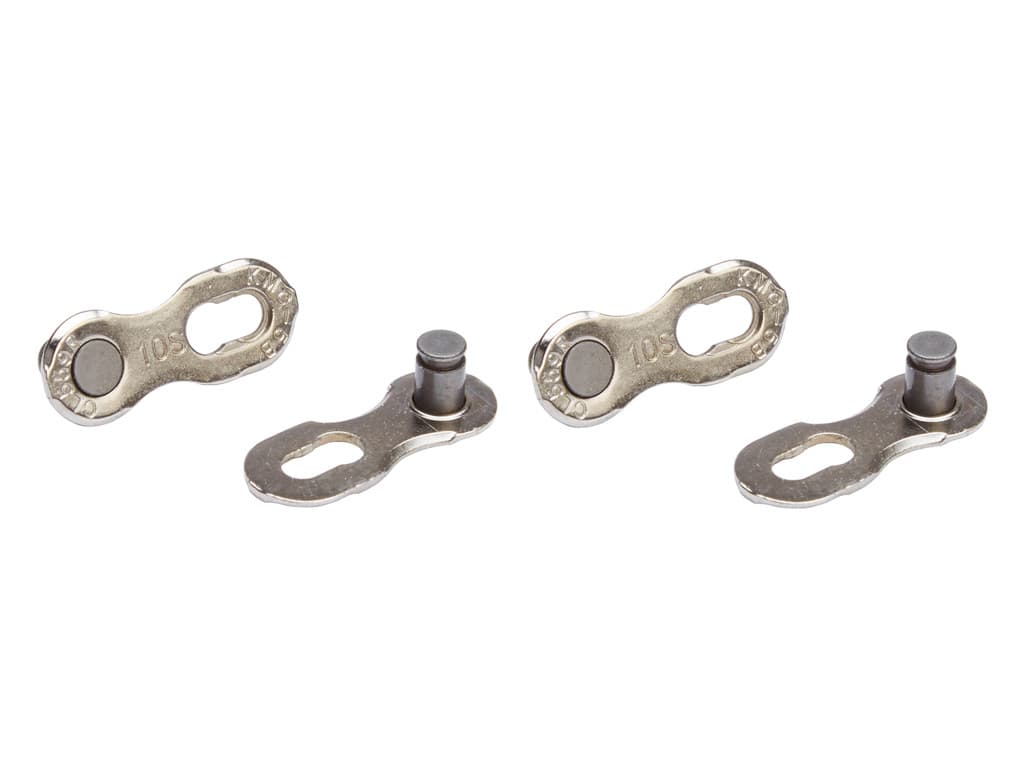 KMC Missing Link - samleled 2 stk til 10 gears kæde Sølv - Til kæde X10L og X10SL