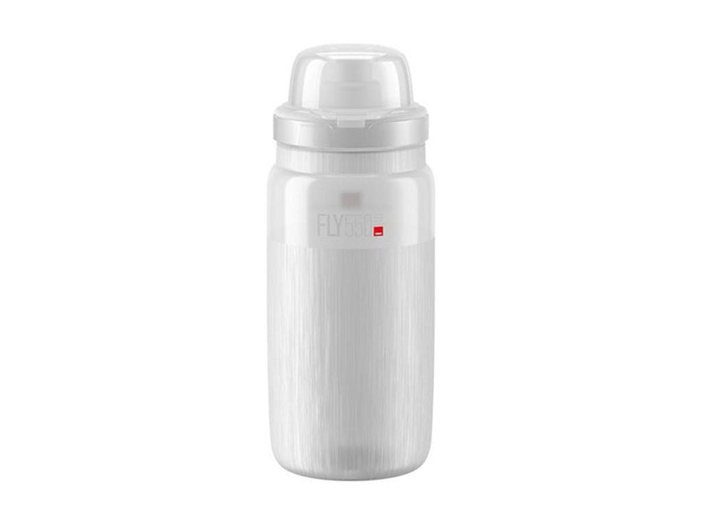 Elite Fly Tex MTB - Drikkedunk 550ml - Klar med grå logo