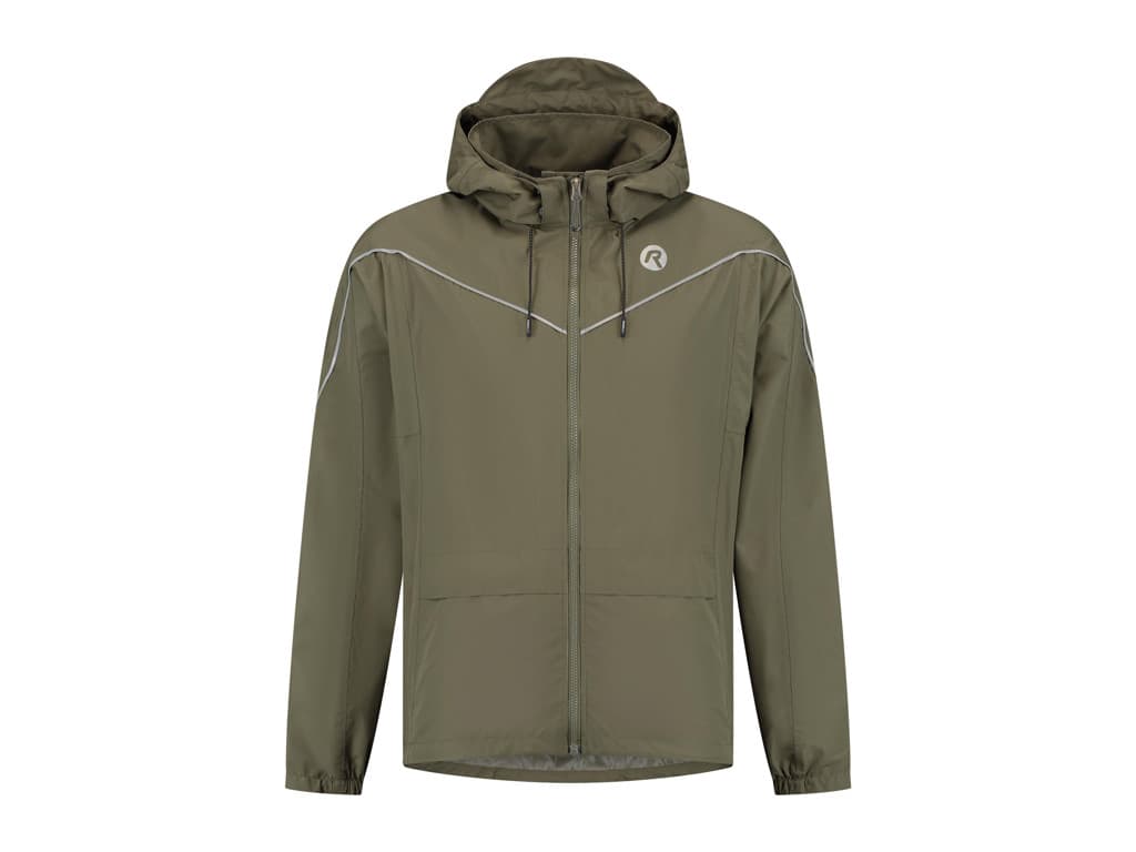Rogelli Commuter Essential - Regnjakke - Grøn - Str. S