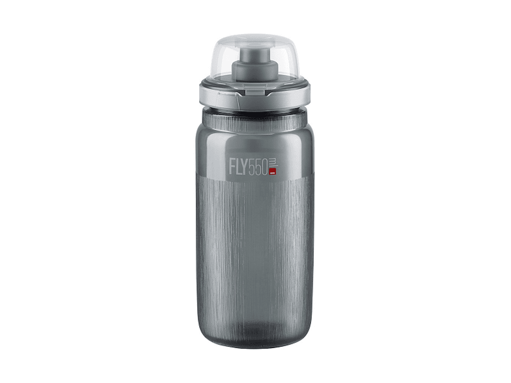Elite Fly Tex MTB Drikkedunk 550ml Smoke med grå logo