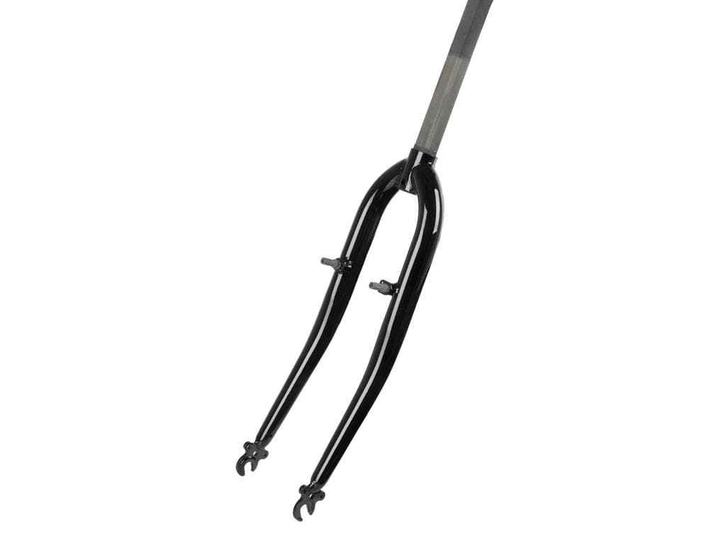 No Name MTB forgaffel - 1 1/8" med gevind - 26" - Stål - Sort