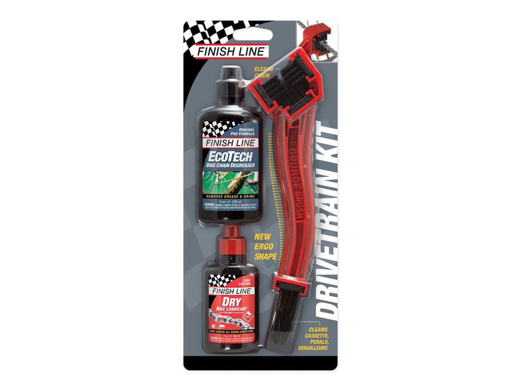 Børste kit Finish Line Grunge Brush med degreaser og olie
