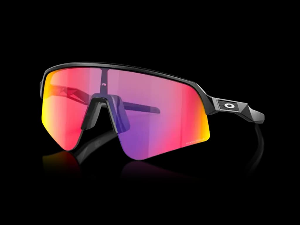 Oakley Sutro Lite Sweep Road - Cykelbrille - Mat Grå/Sort - Regnbue Linse