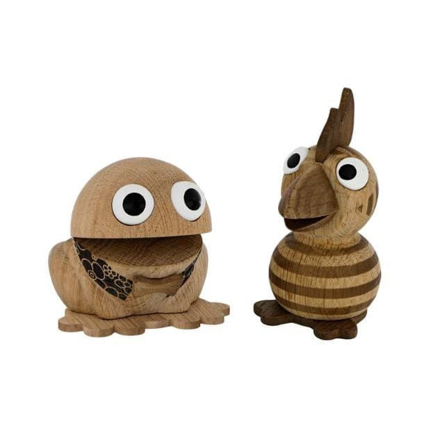 NOA Kids Træfigur, Kaj & Andrea 5 cm - Træfigurer med gravering