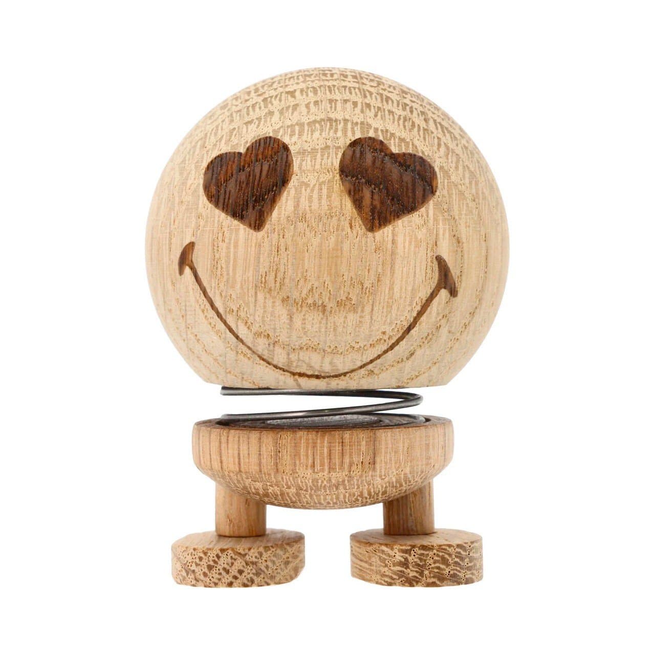 Hoptimist Smiley Love Raw oak - Mellem - Hoptimist med gravering