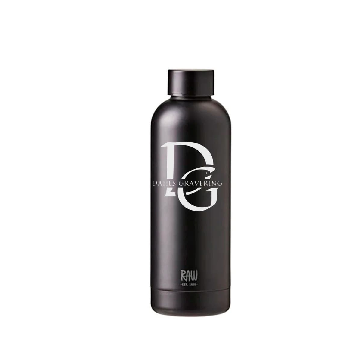 RAW  TO GO Termoflaske med logo, Matte Black - Firmagaver med logo med gravering