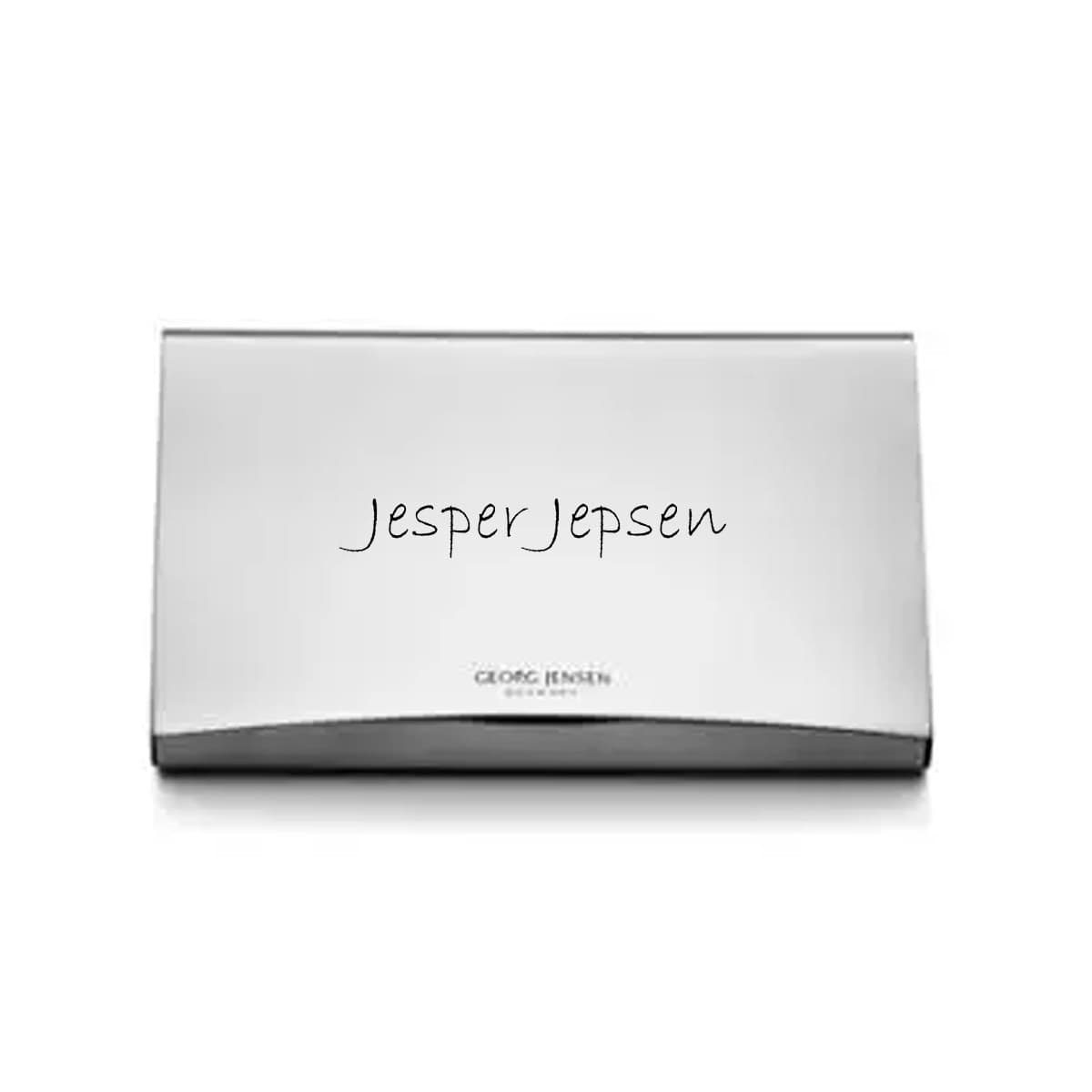 Georg Jensen KONNO Kortholder - Kortholder med gravering