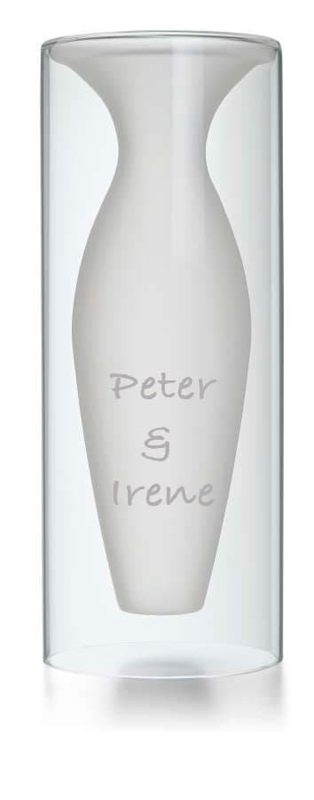 Philippi ESMERALDA vase 13 x 32 cm - Valentinsgave til hende med gravering