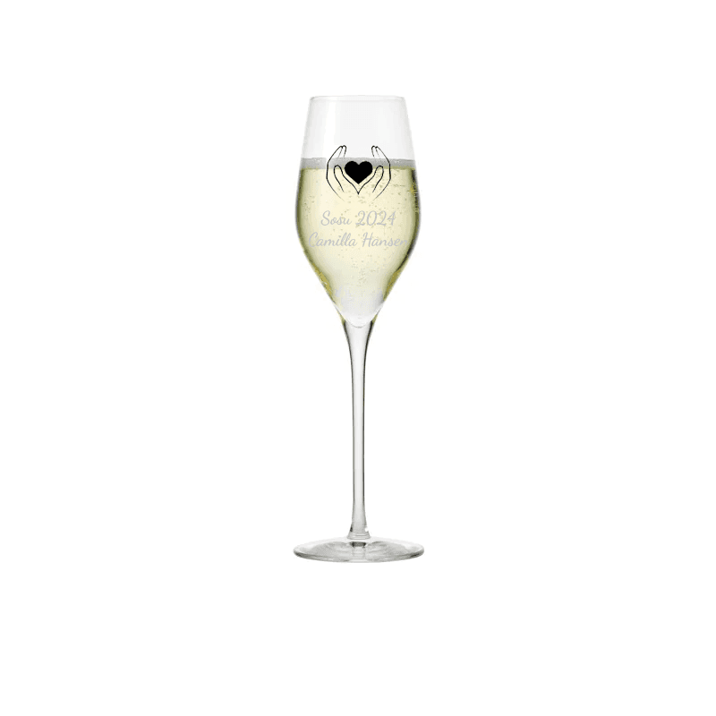 Aida Passion Connoisseur champagneglas - Sosu - Gave til sosu assistent med gravering