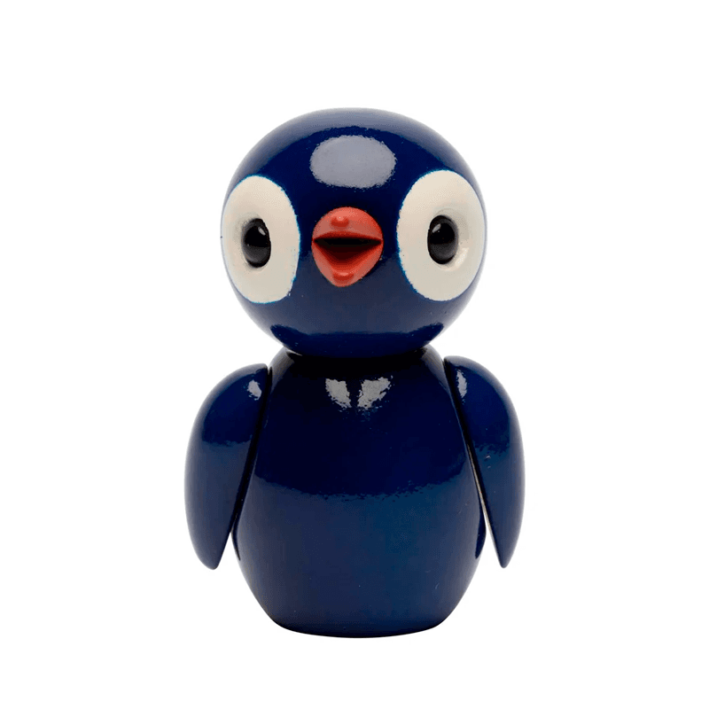 Spring Copenhagen fugl Dazzling Dark Blue - Spring Copenhagen med gravering