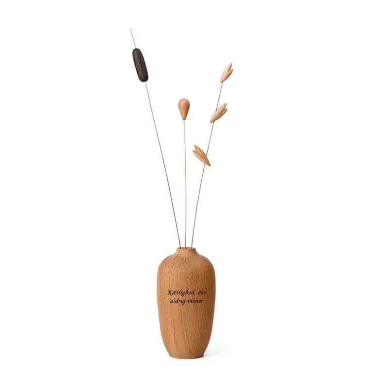 Spring copenhagen - Bloom vase træ - Valentinsgave til hende med gravering
