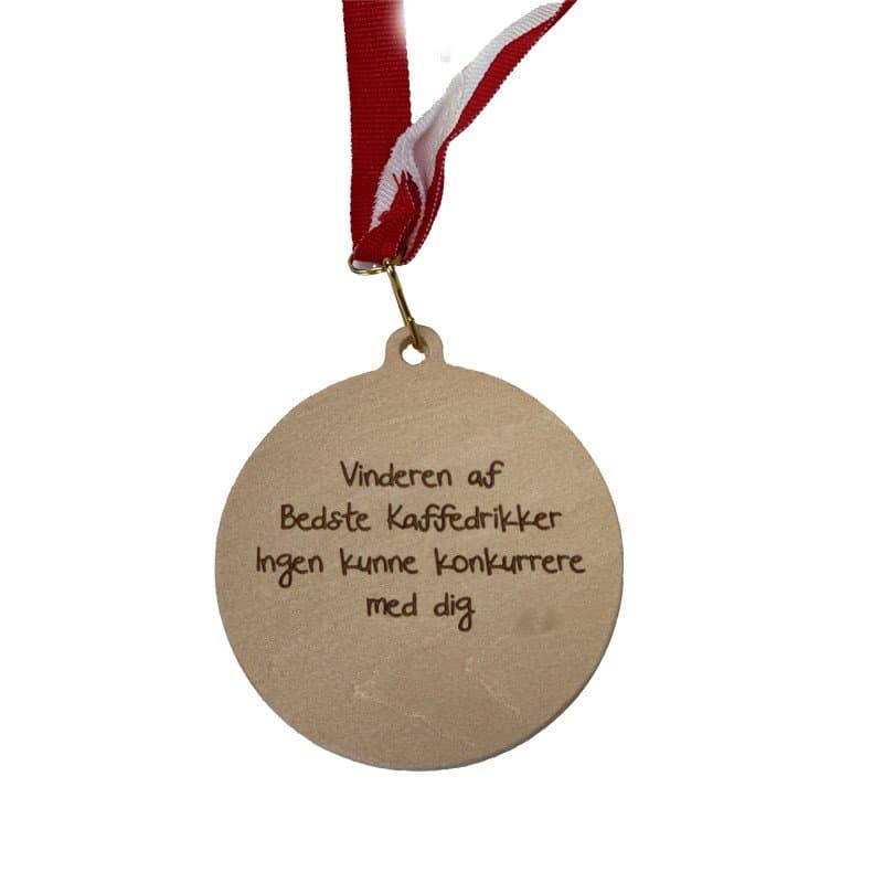 Træ medalje - Medaljer med gravering