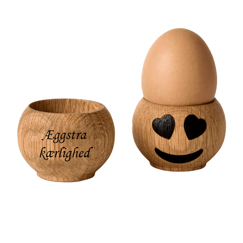 Spring Copenhagen Heart Eyes, egg cup - Housewarming gaver med gravering