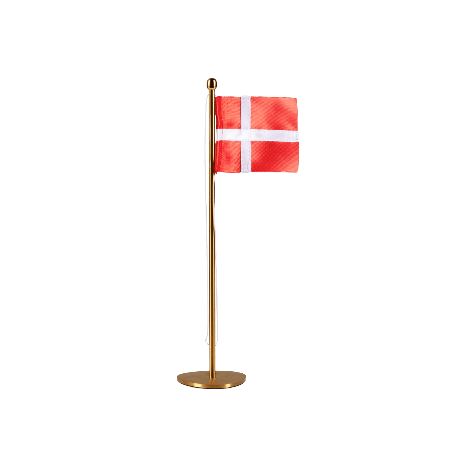 Piet Hein Bordflag 25 cm messing - Bordflag med gravering