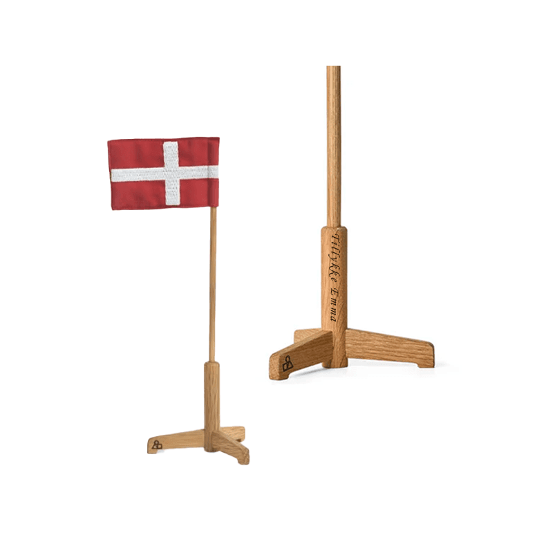 Spring Copenhagen - Festflaget 15 cm - Bordflag med gravering