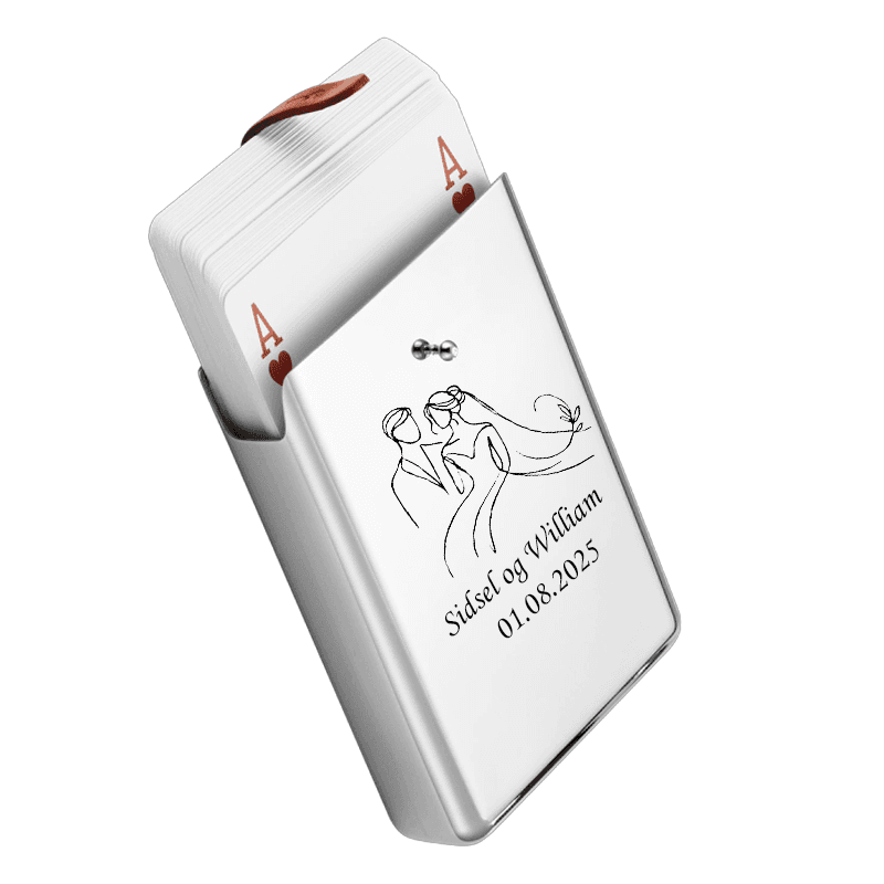 Georg Jensen SKY Kortspil - Bryllup - Bryllupsgave med gravering