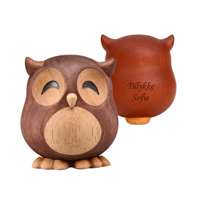 Fablewood - Villum - den store Ugle - Fablewood med gravering