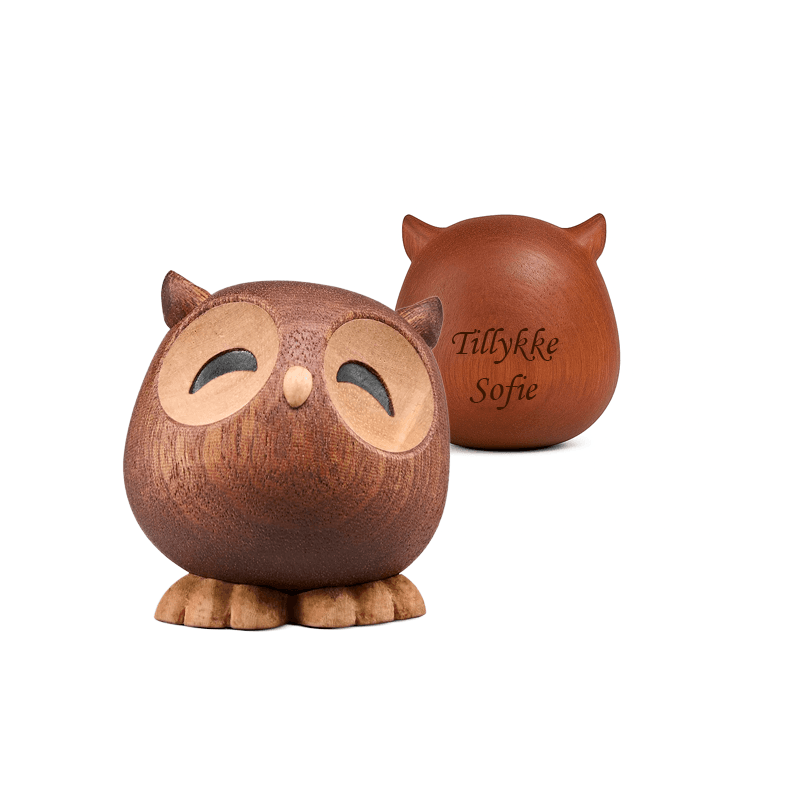Fablewood - Sofia - den lille Ugle - Træfigurer med gravering