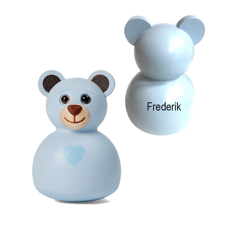 Spring Copenhagen Blue bamse - Spring Copenhagen med gravering