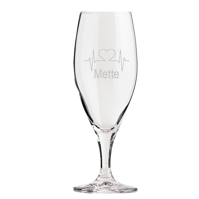 Passion Ølglas 40 cl Sundhed - Ølglas med gravering