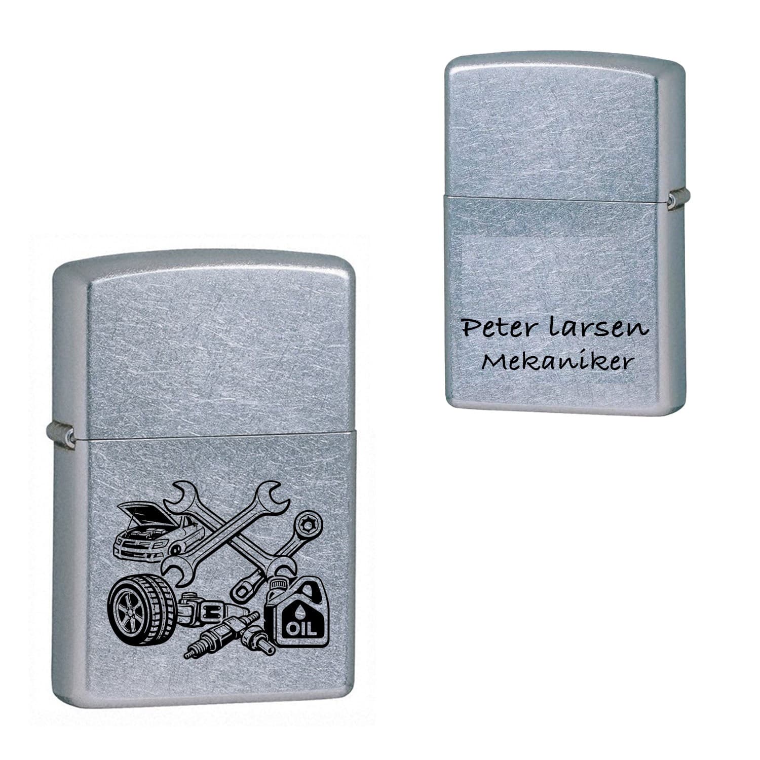 Zippo Lighter Mekaniker - Gave til mekaniker med gravering