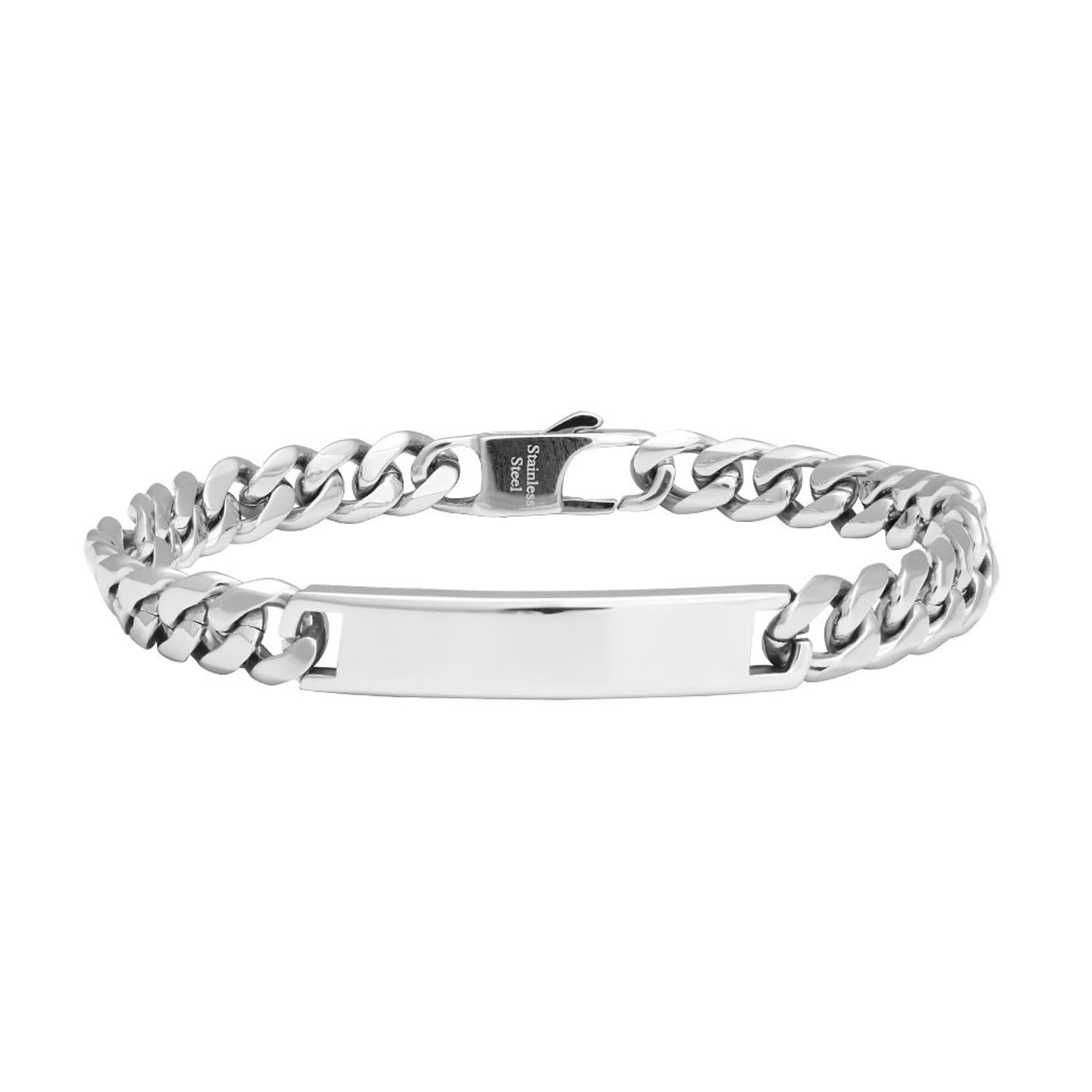 SON of NOA plade armbånd m/ plade stål - Personlige gaver til ham med gravering