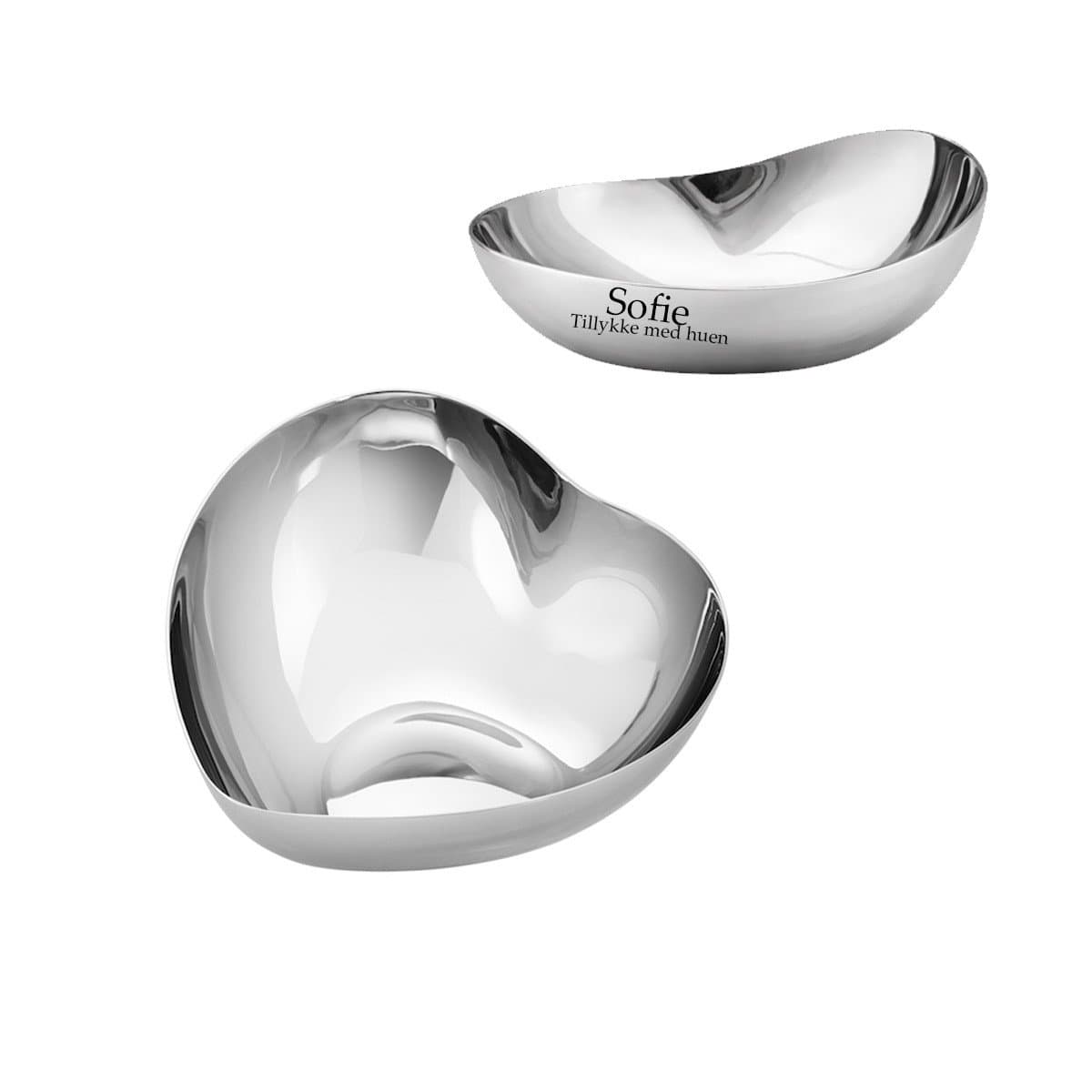 Georg Jensen hjerte bowl lille - Georg Jensen med gravering