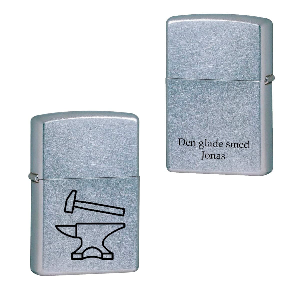 Zippo Lighter Smed - Gave til smed med gravering