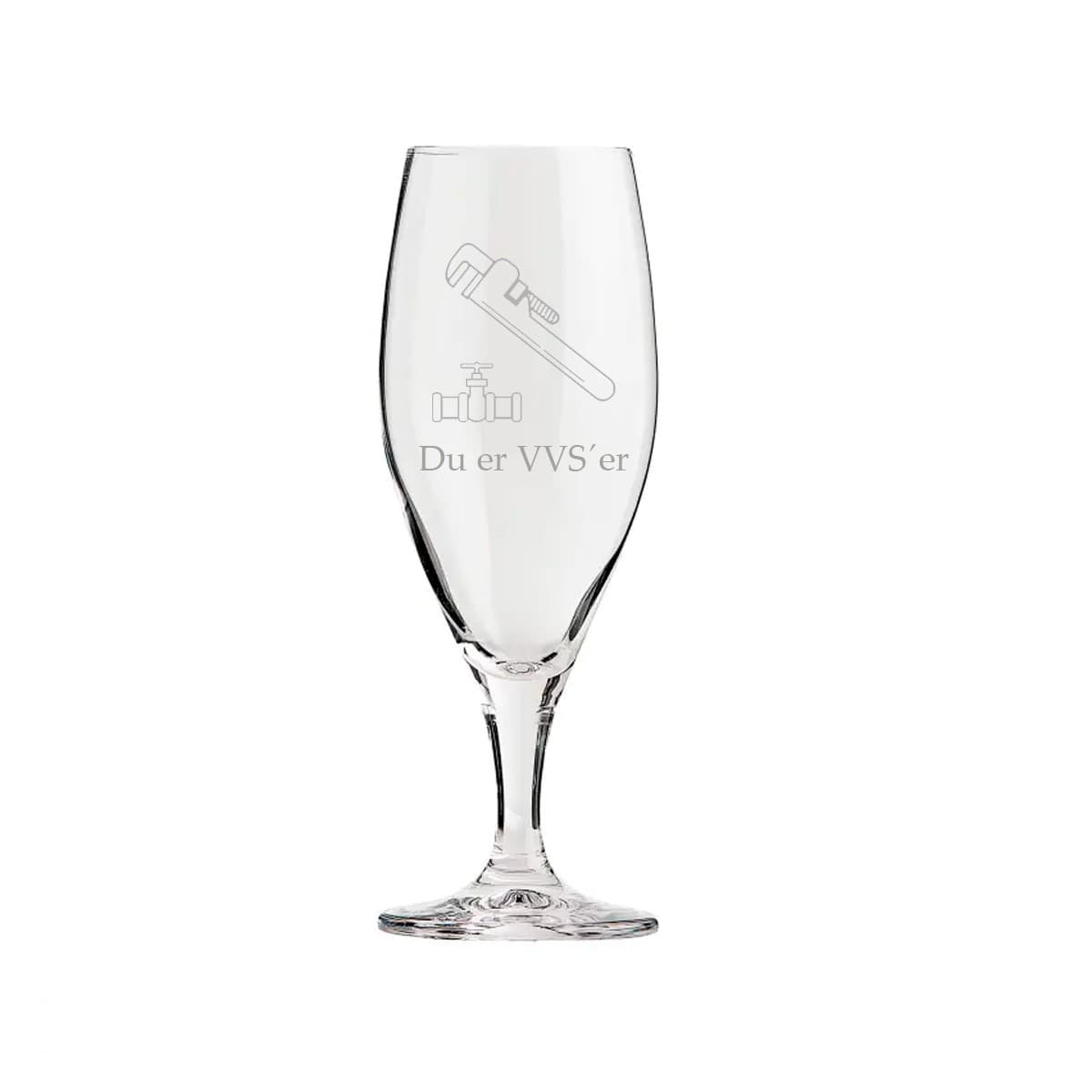 VVS Ølglas - Gave til VVS med gravering