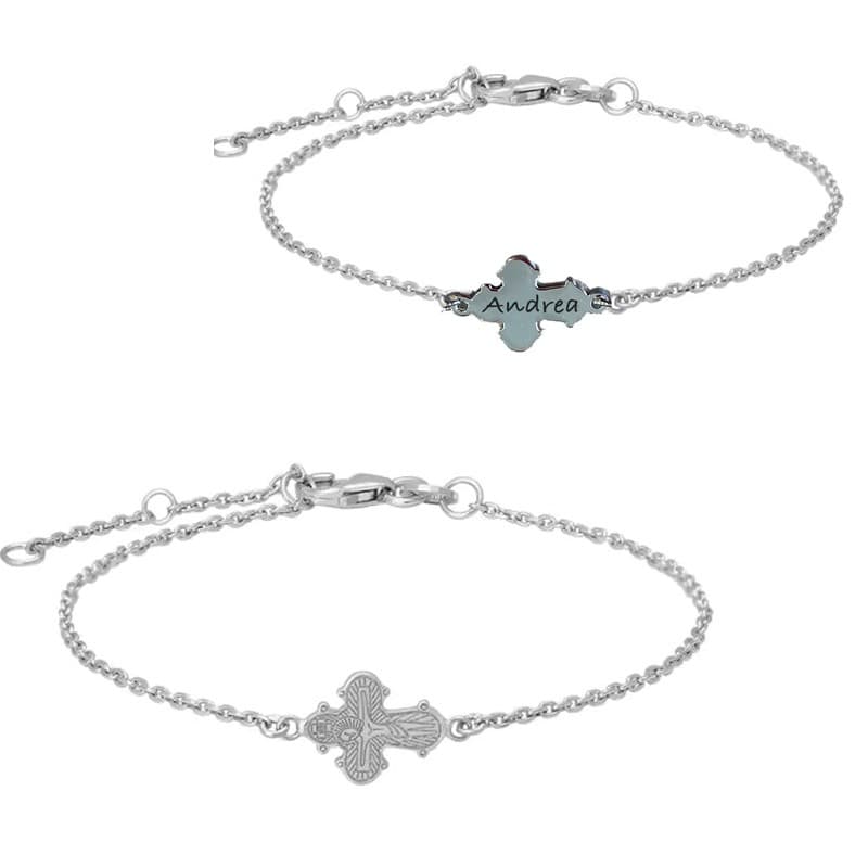 Nordahl Andersen Dagmarkors armbånd sølv 16+3 cm - Dagmarkors med gravering