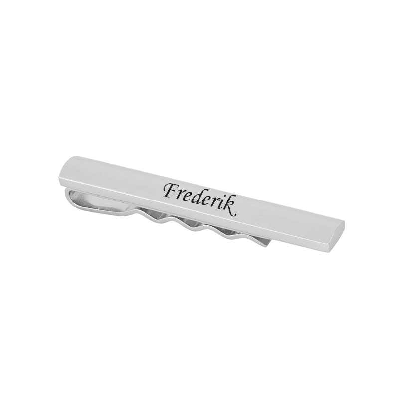 Nordahl Andersen Slipsenål blank stål 60 mm - Slipsenål med gravering