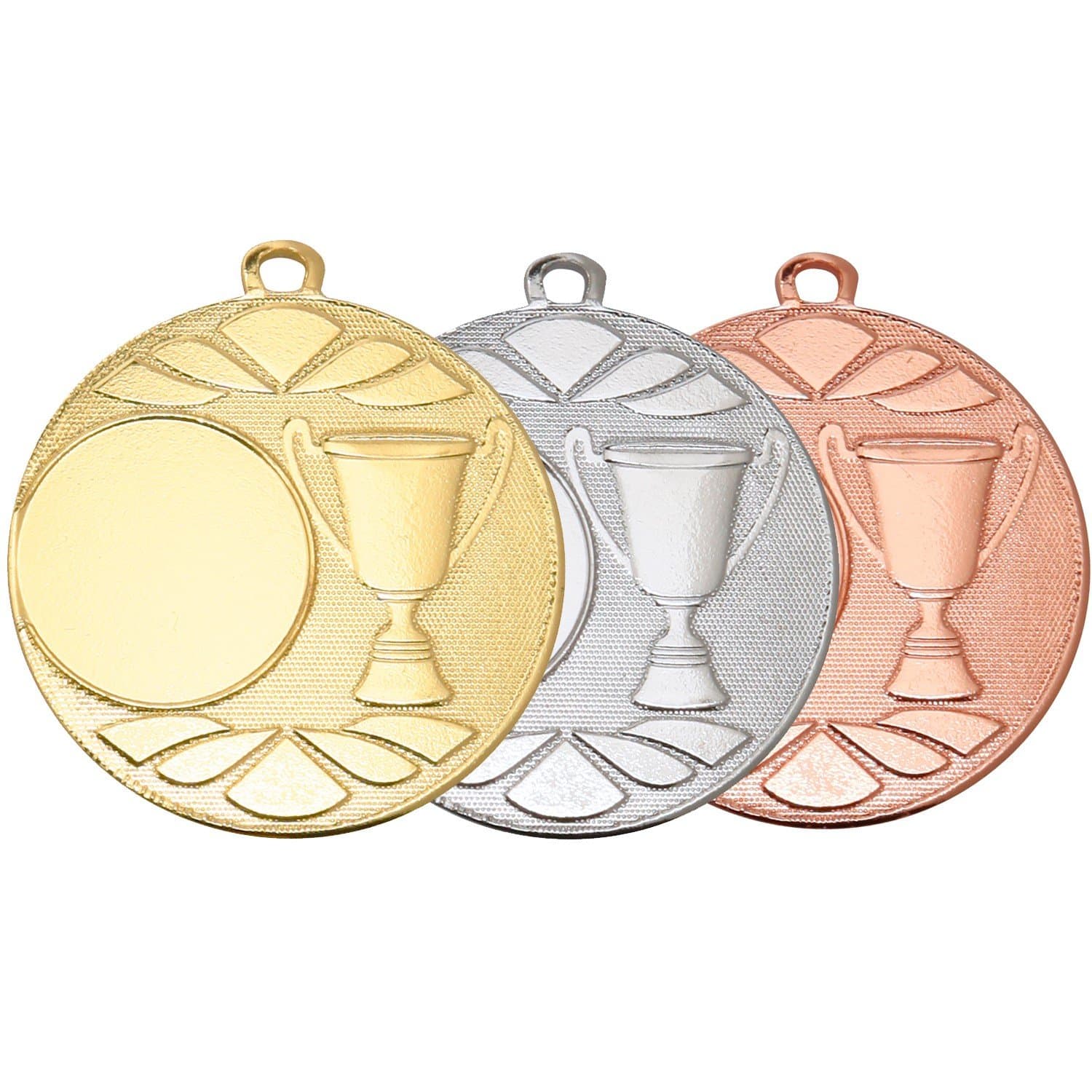 Medalje pokal 50 mm inkl. medaljebånd - Medaljer med gravering